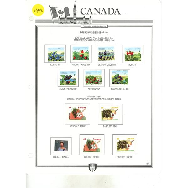 Four Page of High Grade Stamps.