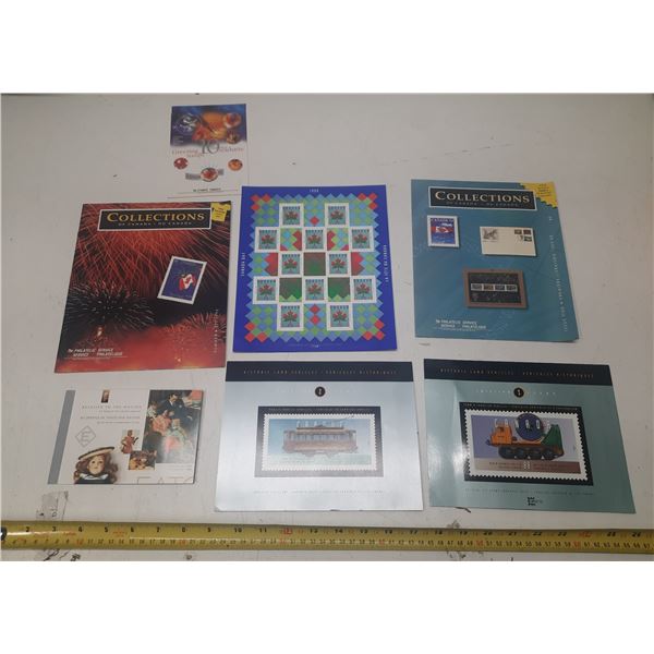 Lot of Canadian Stamps Items.