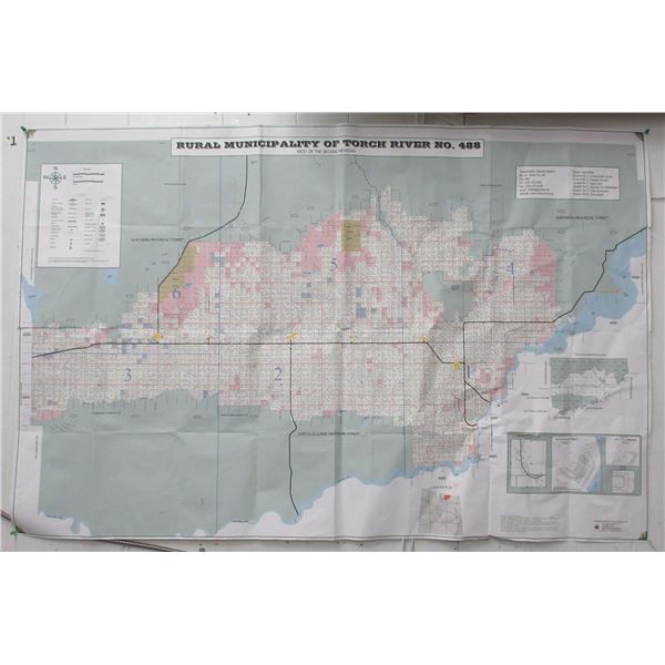 Map of Rural Municipality of Torch River No. 488