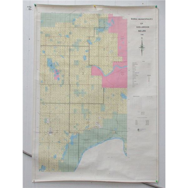 Map of Municipality of ShellBrook No. 493 (1988)