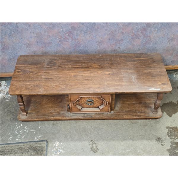 Coffee table- 48" by 18" by 15"H