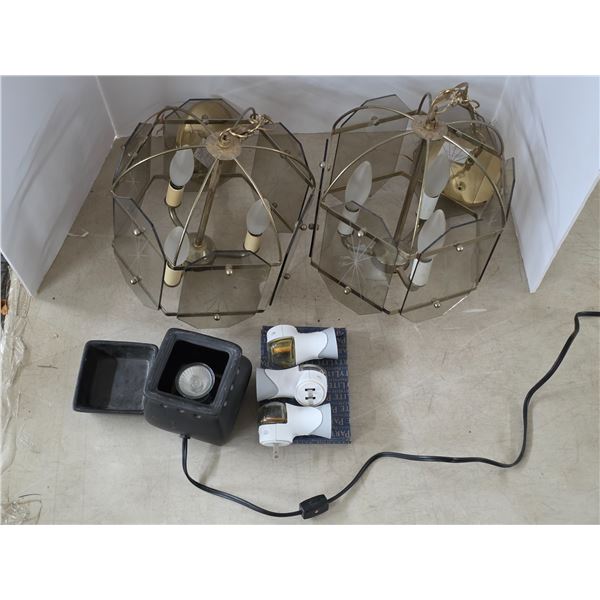 Lot of lights and party lite candles