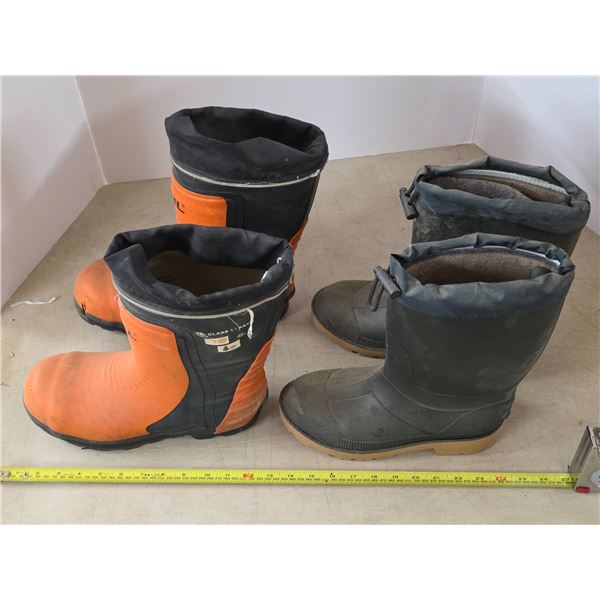 2 pairs of boots- sizes 10 and 5