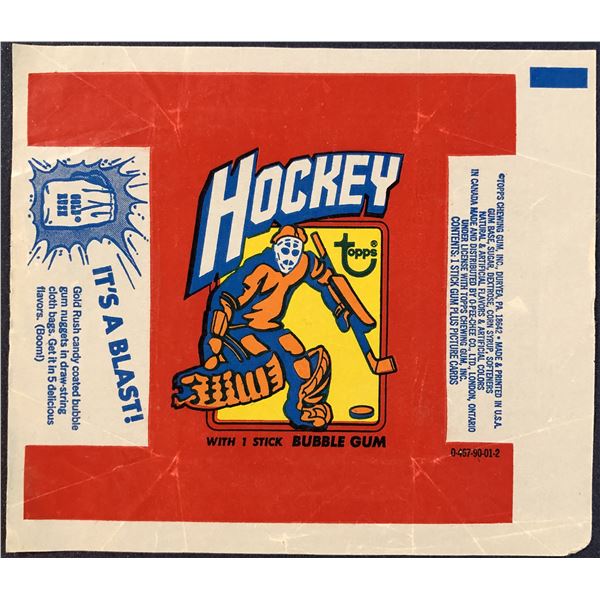 1972-73 TOPPS HOCKEY WRAPPER