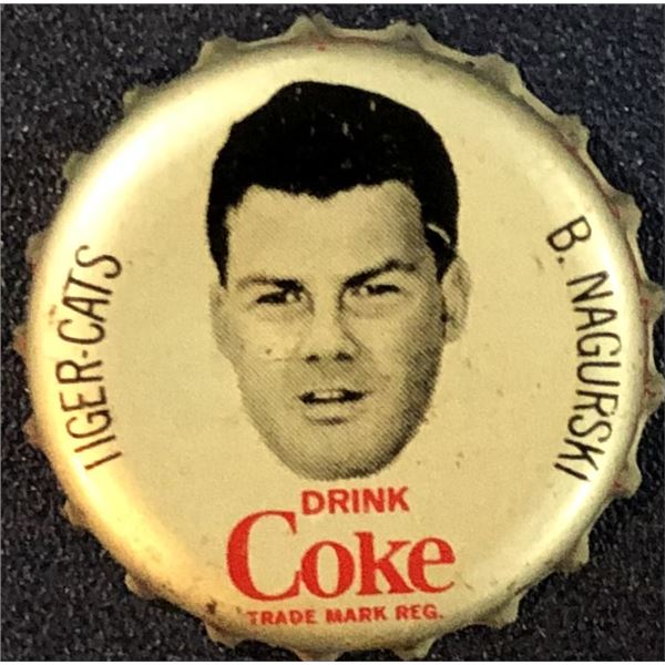 1965 COCA COLA CFL BOTTLE CAPS - BRONCO NAGURSKI (HOF)