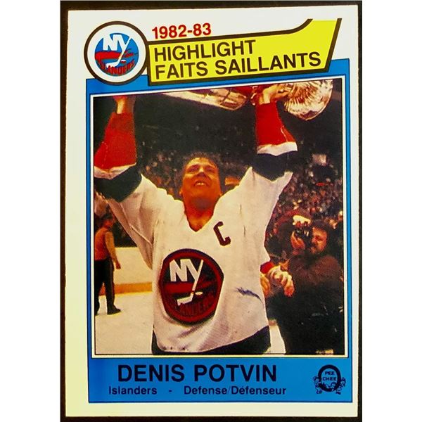 1983-84 O-PEE-CHEE DENIS POTVIN (HOF)