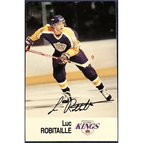 1988-89 ESSO ALL STARS LUC ROBITAILLE (HOF)