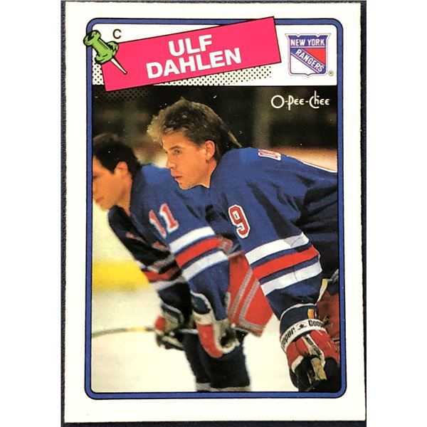 1988-89 O-PEE-CHEE ULF DAHLEN ROOKIE CARD