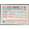 Image 2 : 1992 TOPPS TEAM USA JEFFREY HAMMONDS ROOKIE CARD
