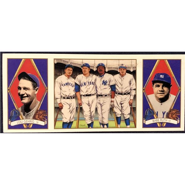 1993 UPPER DECK B.A.T. BABE RUTH / LOU GEHRIG (HOF)