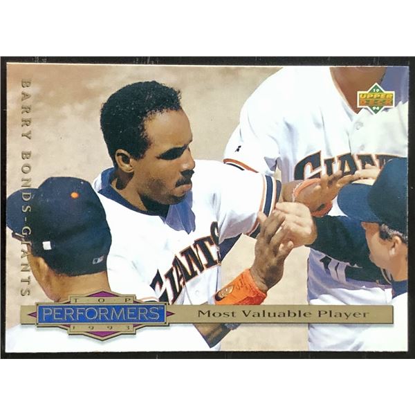 1993 UPPER DECK BARRY BONDS