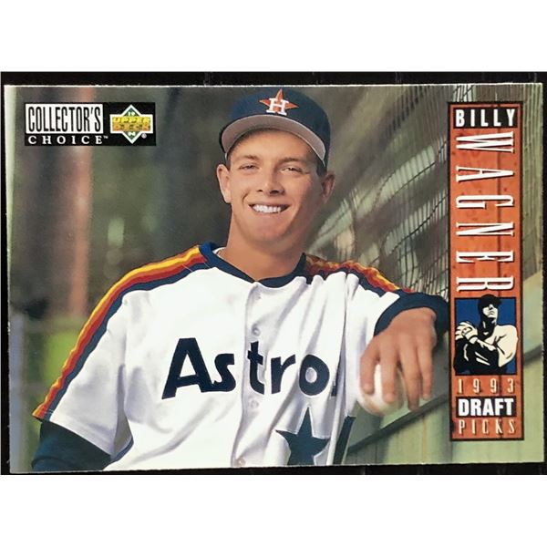 1993 UPPER DECK BILLY WAGNER (HOF) ROOKIE CARD