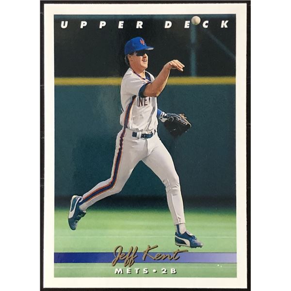1993 UPPER DECK JEFF KENT ROOKIE CARD