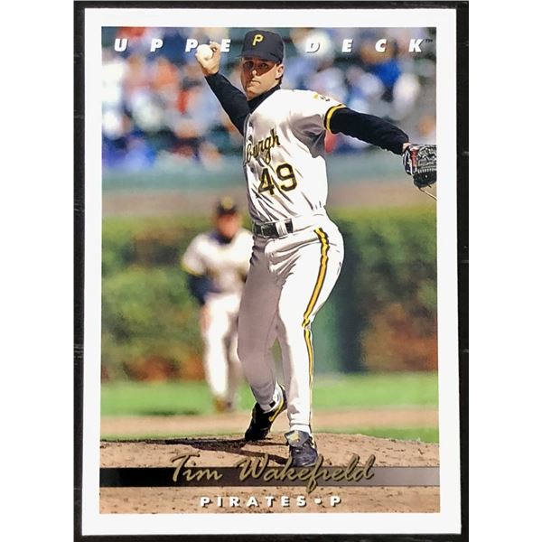1993 UPPER DECK TIM WAKEFIELD ROOKIE CARD