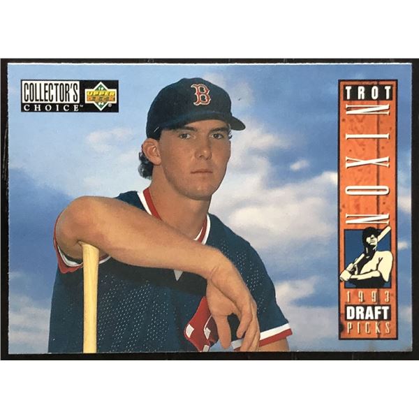 1993 UPPER DECK TROT NIXON ROOKIE CARD