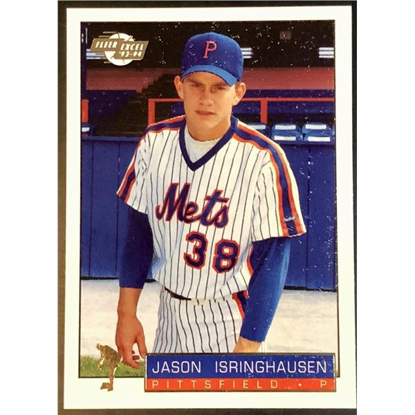 1994 FLEER JASON ISRINGHAUSEN ROOKIE CARD