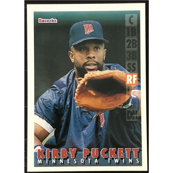1995 BAZOOKA KIRBY PUCKETT (HOF)
