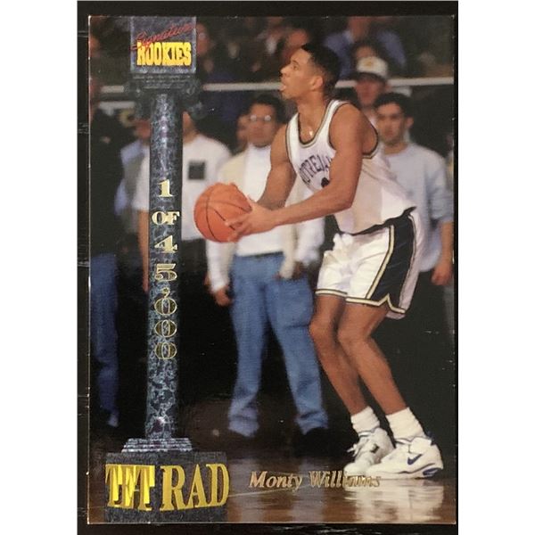 1994 TETRAD SIGNATURE ROOKIE - MONTY WILLIAMS