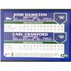 Image 2 : 2003 TOPPS JOSH HAMILTON / CARL CRAWFORD ROOKIE CARD