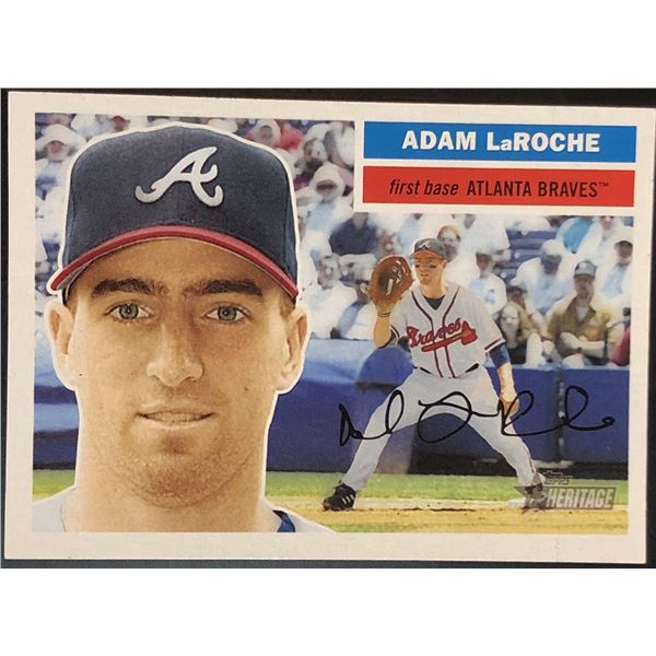 2005 TOPPS HERITAGE ADAM LAROCHE ROOKIE CARD