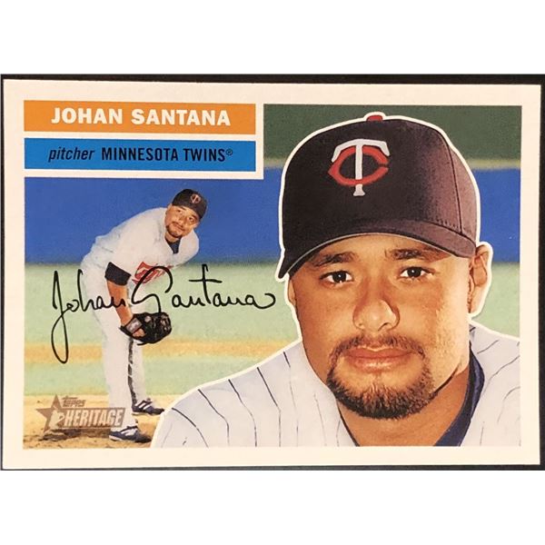 2005 TOPPS HERITAGE JOHAN SANTANA