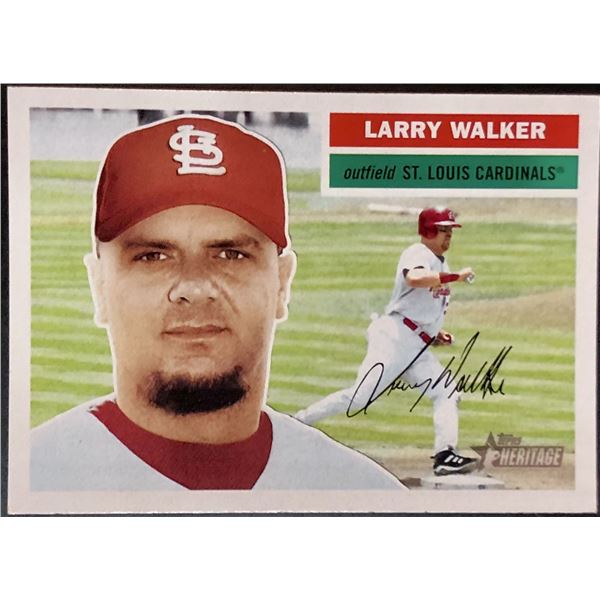 2005 TOPPS HERITAGE LARRY WALKER (HOF)