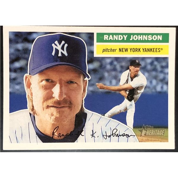 2005 TOPPS HERITAGE RANDY JOHNSON (HOF)