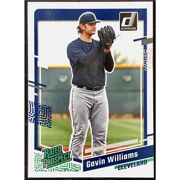 2023 DONRUSS GAVIN WILLIAMS ROOKIE CARD