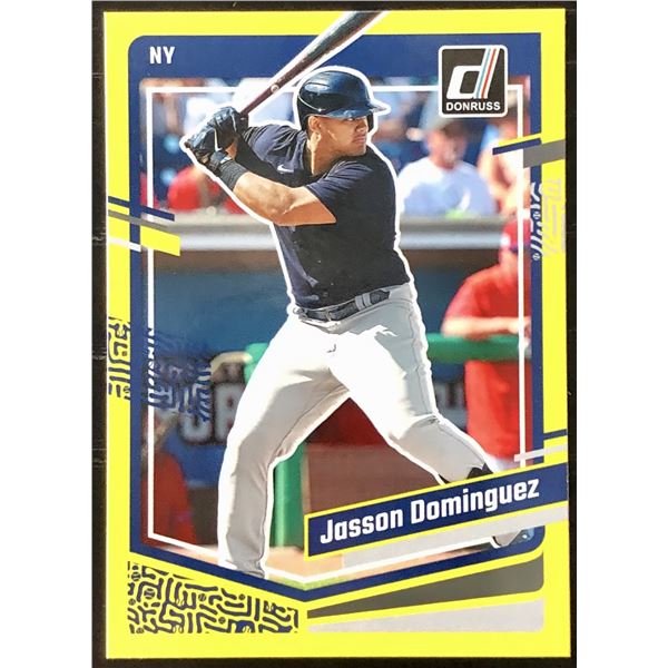 2023 DONRUSS JASSON DOMINGUEZ ROOKIE CARD