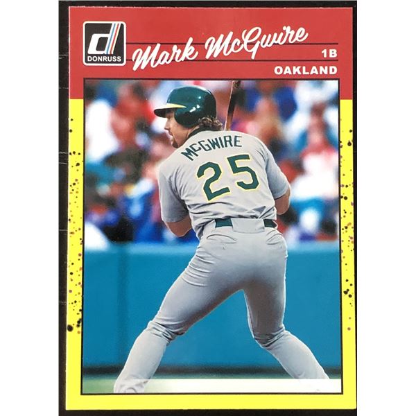 2023 DONRUSS RETRO YELLOW FLASH MARK McGWIRE
