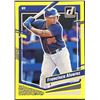 Image 1 : 2023 DONRUSS YELLOW PARALLEL FRANCISCO ALVAREZ ROOKIE CARD