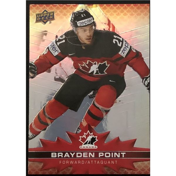 2021-22 UPPER DECK BRAYDEN POINT