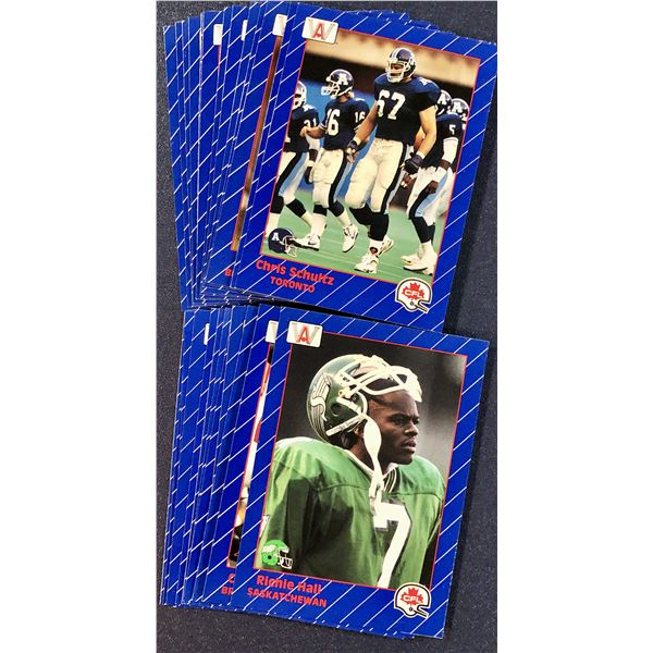1991 AW SPORTS CFL COLLECTION - 25 CARDS