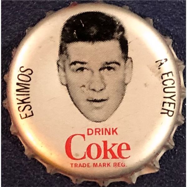 1965 COCA COLA CFL BOTTLE CAPS - AL ECUYER