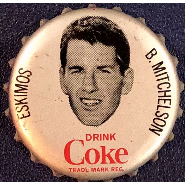 1965 COCA COLA CFL BOTTLE CAPS - BARRY MITCHELSON
