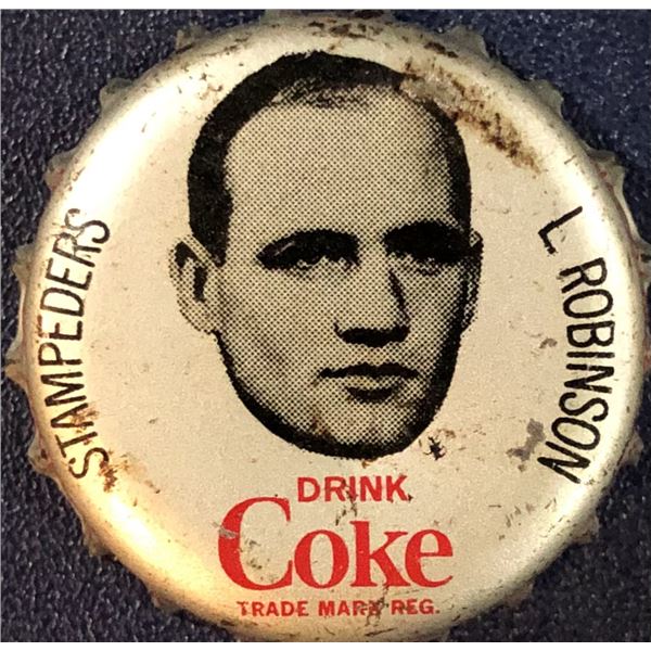 1965 COCA COLA CFL BOTTLE CAPS - LARRY ROBINSON (HOF)