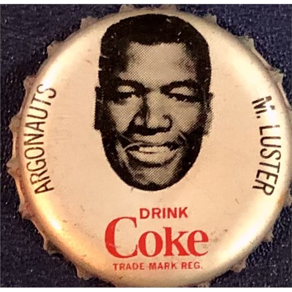 1965 COCA COLA CFL BOTTLE CAPS - MARV LUSTER (HOF)