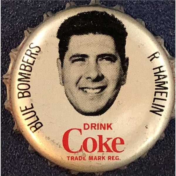 1965 COCA COLA CFL BOTTLE CAPS - ROGER HAMELIN