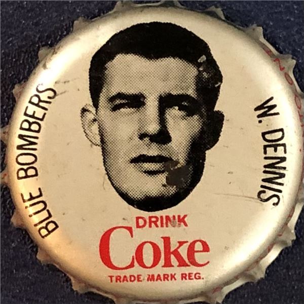 1965 COCA COLA CFL BOTTLE CAPS - WAYNE DENNIS