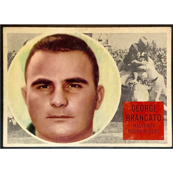 1960 TOPPS CFL GEORGE BRANCATO (HOF)