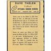 Image 2 : 1962 O-PEE-CHEE CFL DAVE THELEN (HOF)