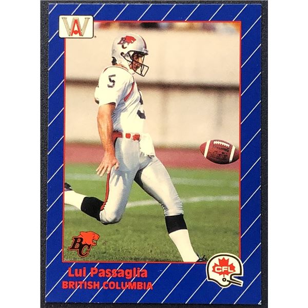 1991 AWSPORTS CFL LUI PASSAGLIA (HOF)
