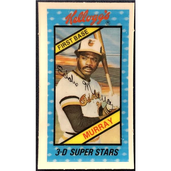 1980 KELLOGGS 3-D EDDIE MURRAY (HOF)