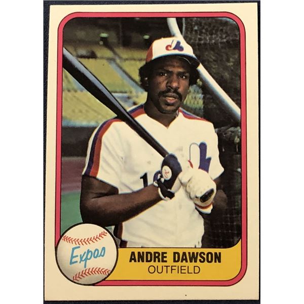 1981 FLEER ANDRE DAWSON (HOF)