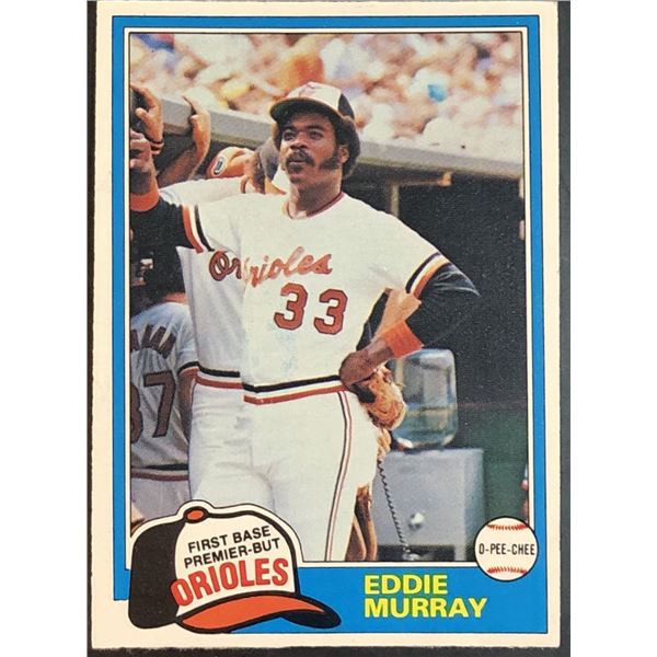 1981 O-PEE-CHEE EDDIE MURRAY (HOF)