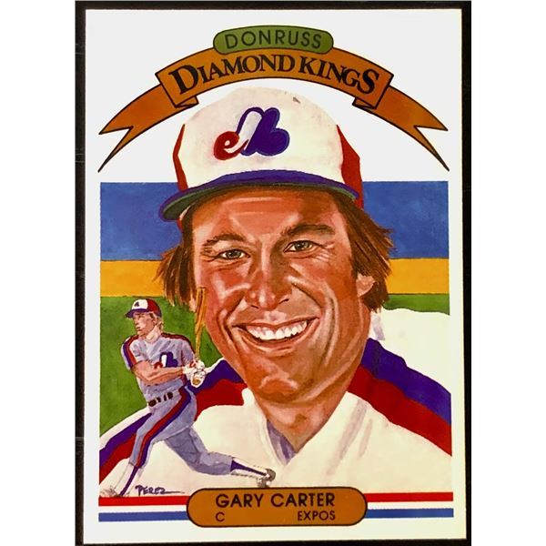 1982 DONRUSS DIAMOND KINGS GARY CARTER(HOF)