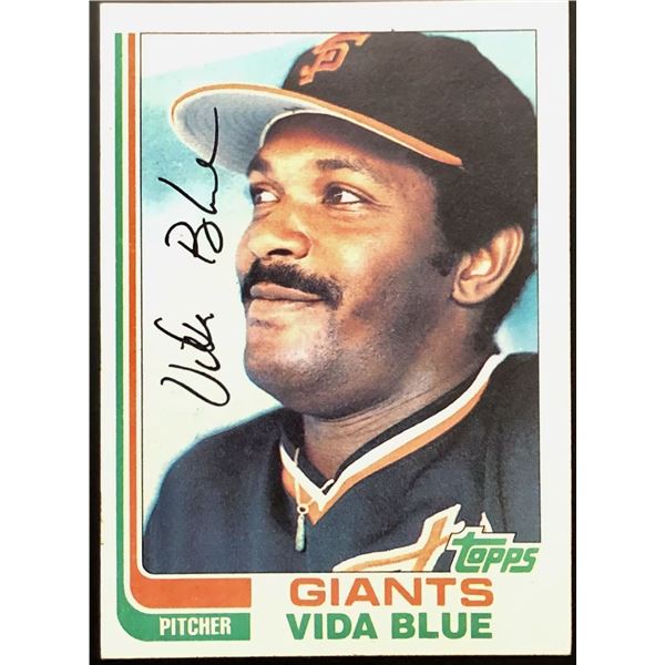1982 TOPPS VIDA BLUE (HOF)
