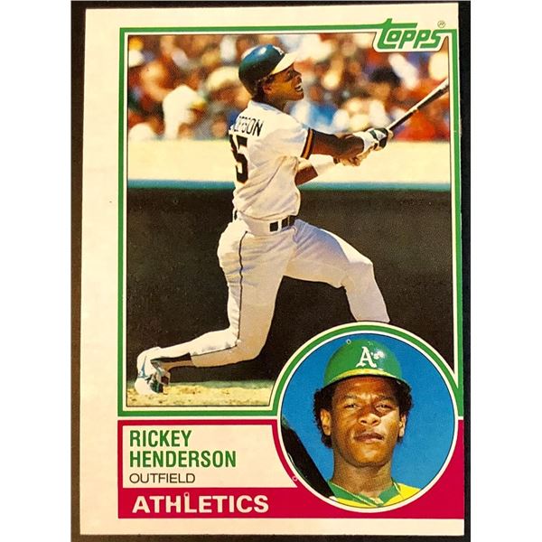 1983 TOPPS RICKEY HENDERSON (HOF)