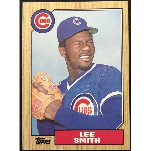 1987 TOPPS LEE SMITH (HOF)