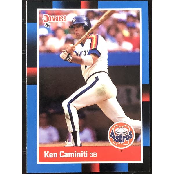 1988 DONRUSS KEN CAMINITI ROOKIE CARD